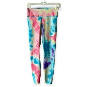 Nike Dri fit Colorful Tie-Dye Leggings
